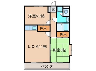 マンションムラテの物件間取画像